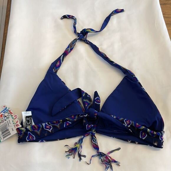 BECCA SWIM BIKINI HALTER TOP. NEW WITH TAGS. - Picture 2 of 7